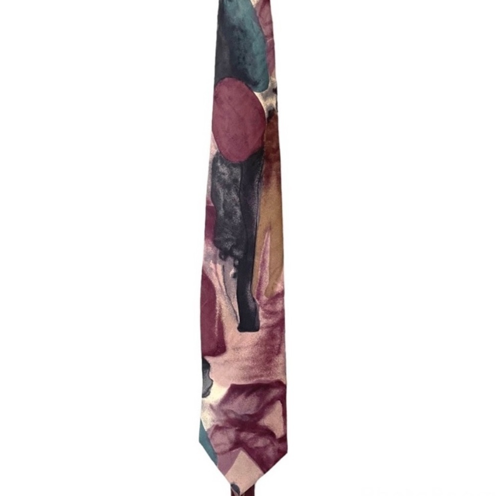 Aquascutum London abstract print tie